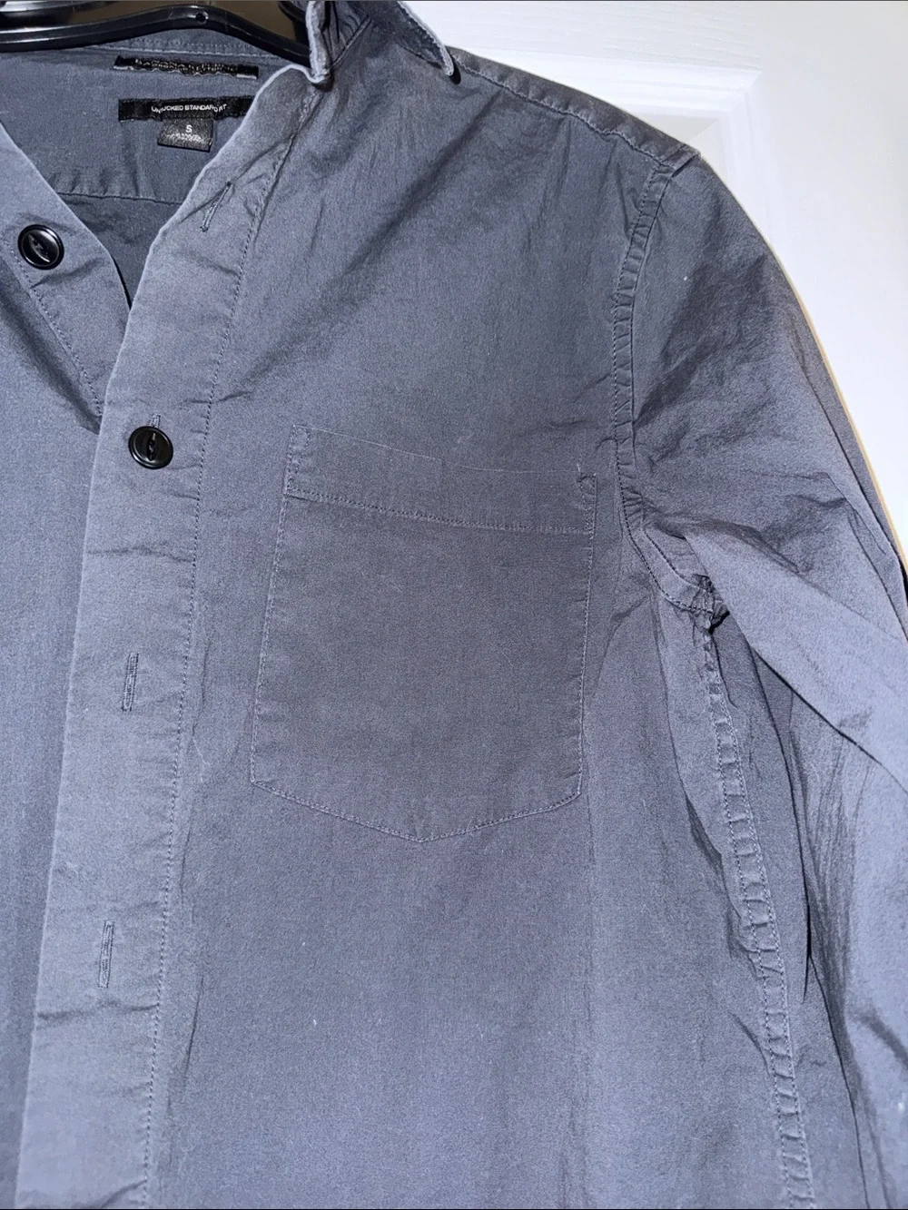 Men's Casual Button-Up Shirt - Gray